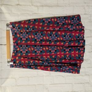 NWOT-Lularoe Madison pleated skirt with pockets